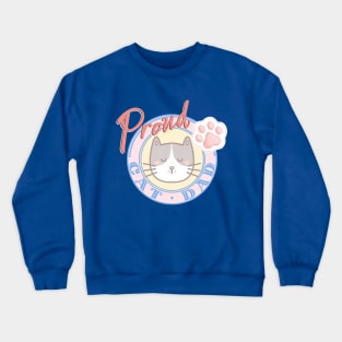 Proud cat dad Crewneck Sweatshirt